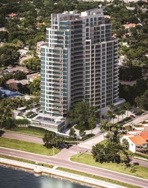 Rendering of Tampa condo planned by Ascentia and Batson-Cook