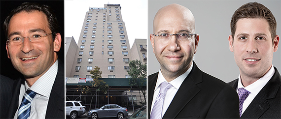 From left: Jonathan Gray, 449-451 East 83rd Street on the Upper East Side, Shimon Shkury and Victor Sozio