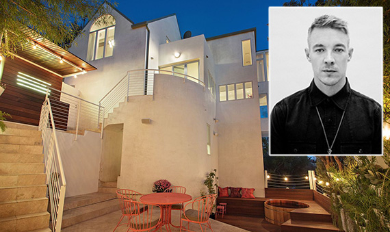 Diplo and his new house at 2675 Rutherford Drive (credit: Eastside Agency, Wikipedia Commons)