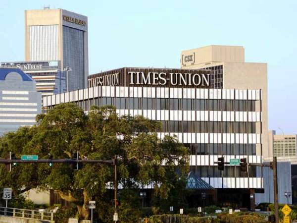 The Florida Times-Union building in Jacksonville.