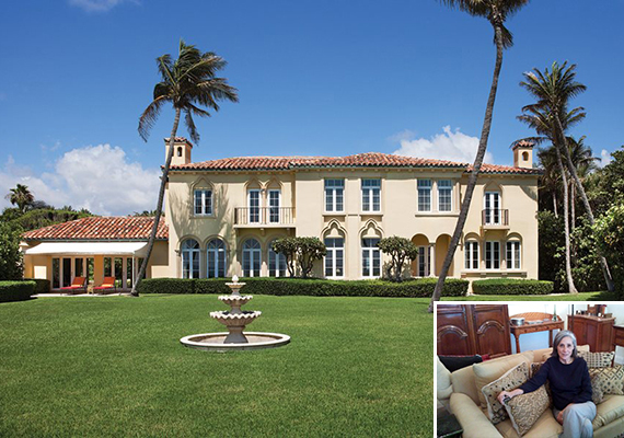 Kluge estate in Palm Beach and Donna Tribby