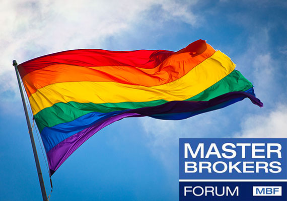 LGBT flag and Master Brokers Forum
