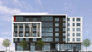 Rendering of Portland, Maine, rental project planned by Federated Companies