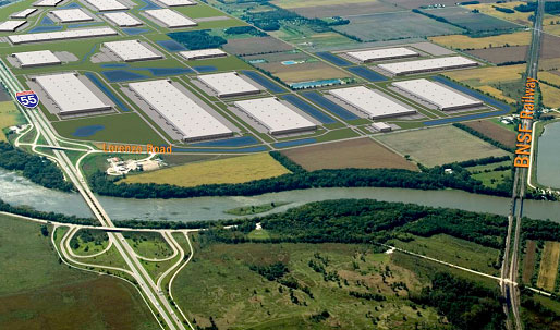 The RidgePort Logistics Center in Chicago (Credit: Midwest Real Estate News)