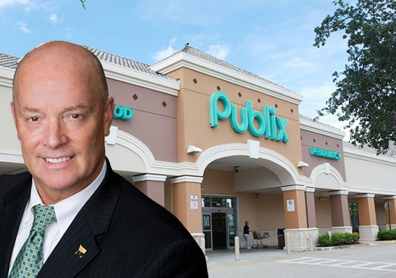 Shoppes at Andros Isle (Inset: Publix CEO Todd Jones)