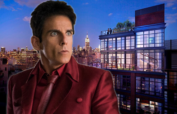 Ben Stiller and 150 Charles Street (credit: Paramount Pictures)