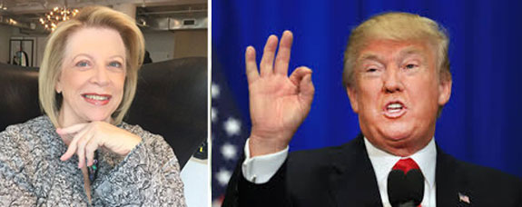 Louise Sunshine and Donald Trump