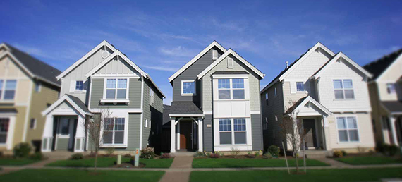 Suburban houses (credit: Phrasemix.com)