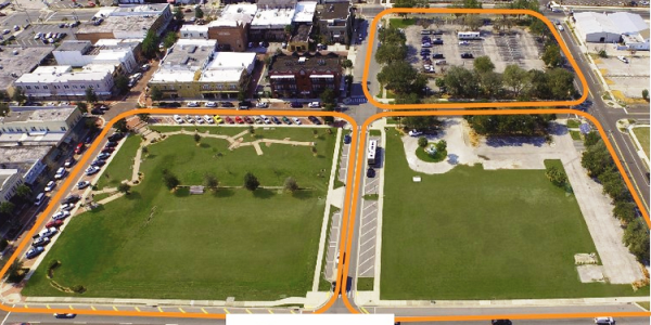 The 4.8-acre former site of a hospital in downtown Eustis (Source: Orlando Business Journal)