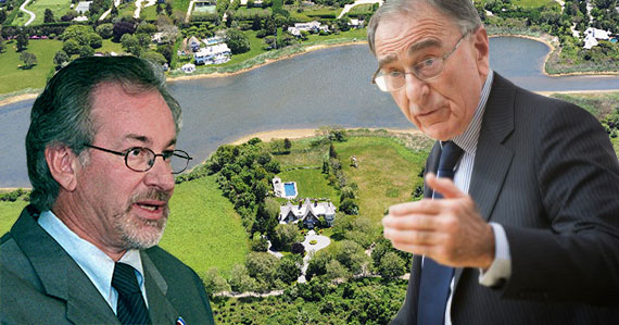 Georgica Pond residents Steven Spielberg and Harry Macklowe