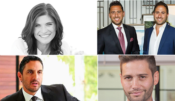 From top left: Tami Pardee, the Altman brothers, Mauricio Umansky and Josh Flagg