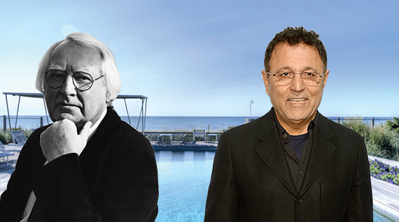 Richard Meier, Elie Tahari and the view from an oceanfront home in Sagaponack