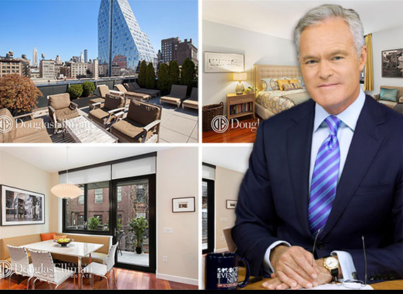 Scott Pelley and 50 West 15th Street (photo credit: CBS News via Wiki Commons)