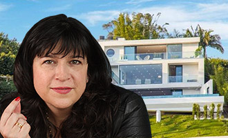 Erika Mitchell, known by her pen name E. L. James, and her new home at 8800 Appian Way