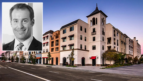 Benedict Canyon Equities President and CEO Ryan Somers and the property at 21800 Avalon Boulevard