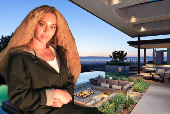Beyonce and the Los Altos Hills pad she stayed at during Super Bowl 50 (Credit: Airbnb)