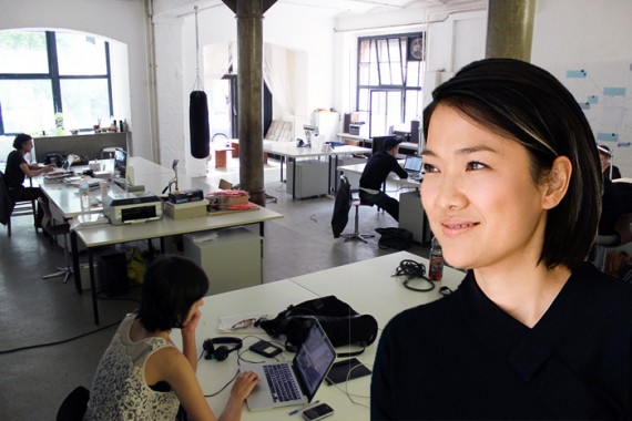 A coworking space and SOHO China's Zhang Xin