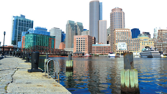 Seaport district in South Boston