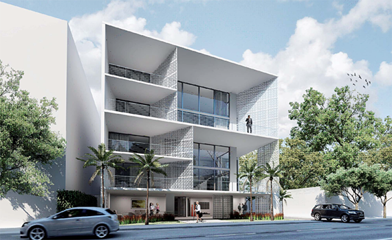 Proposed project for 912-918 Fourth Street in Miami Beach