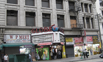 The Globe Theatre at 740 South Broadway