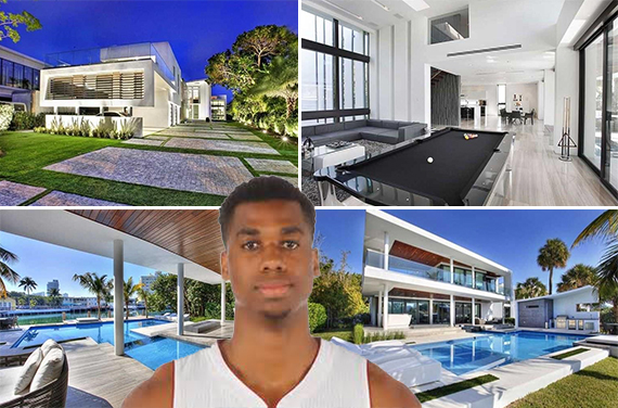 Hassan Whiteside and 528 Lakeview Court in Miami Beach