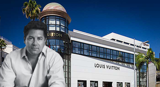 Jay Luchs of NGKF and the Louis Vuitton store on Rodeo Drive