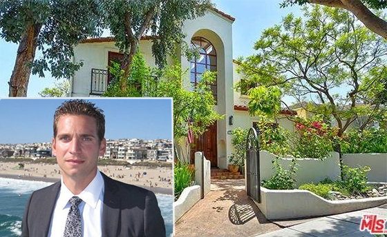 Raymond Lyon of Keller Williams and a house at 2004 Marine Street in Sant Monica that recently sold. Lyons was not on the deal. (Credit: MLS, Yelp)