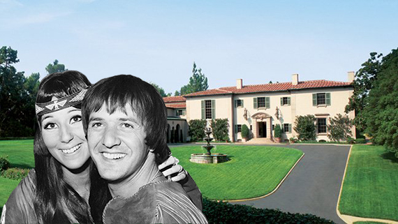 Sonny and Cher, and the Owlwood estate at 141 South Carolwood Drive