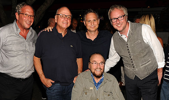 Neal Sroka, Howard Lorber, Jason Binn, Ian Duke and James Lipton (Photo Credit: Rob Rich/SocietyAllure.com)