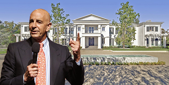 Thomas Barrack Jr. and his Santa Monica home at 1525 San Vicente Boulevard