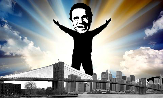 Andrew Cuomo (illustration by Lexi Pilgrim for The Real Deal)