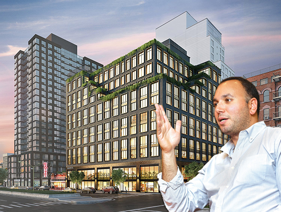 Rendering of 196 Orchard Street and Ben Shaoul (credit: Michael McWeeney)