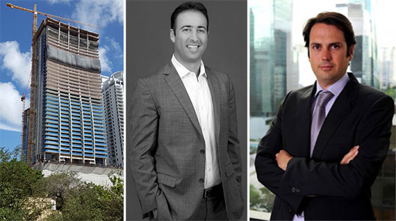 1010 Brickell, 13th Floor Investments Managing Principal Arnaud Karsenti and Key International Co-President Inigo Ardid