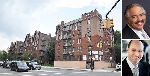 2700-2800 Bronx Park East (inset from top: Irving Langer and Ralph Herzka)