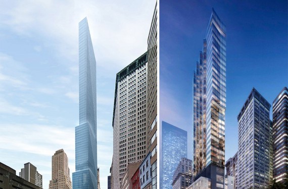 Renderings of 42 Trinity Place and 77 Greenwich Street in the Financial District
