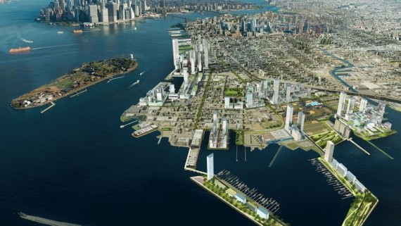 <em>Rendering of Red Hook waterfront redevelopment (credit: AECOM)</em>