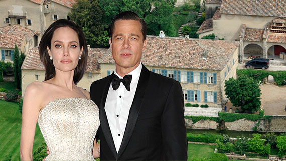 Angelina Jolie, Brad Pitt and their French chateau
