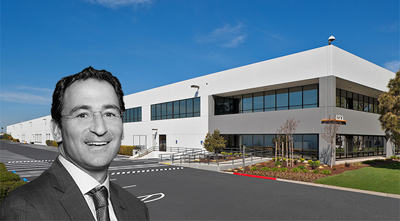 Blackstone's Jonathan Gray and LBA Logistics Center at 8311 Central Avenue in Newark, California