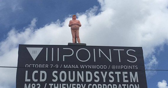 The Wynwood naked Donald Trump statue