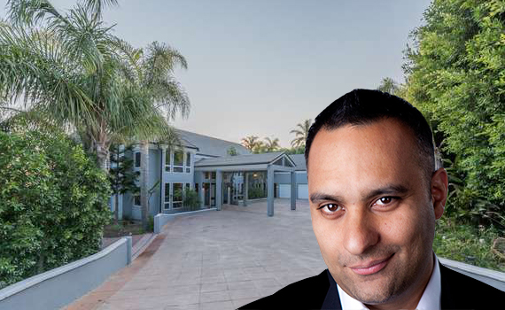 Russell Peters and his Malibu listing at 27551 Pacific Coast Highway