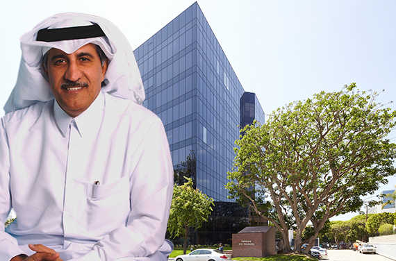Sheikh Abdullah bin Mohammed bin Saud Al Thani and the Searise Office Tower at 233 Wilshire Boulevard