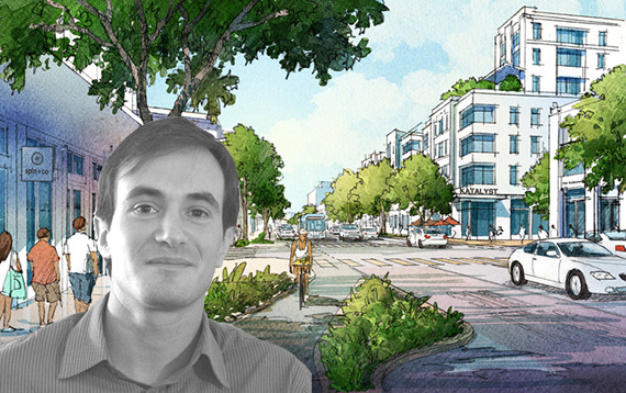 Rendering of North Beach and Jason King of Dover Kohl
