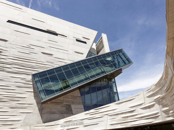 Dallas' Perot Museum of Nature and Science, designed by the architecture firm Morphosis, is one of the coolest buildings in America.(Philip Lange/Shutterstock)