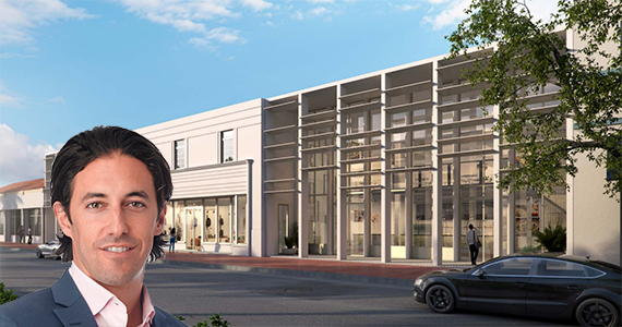 Rendering of retail complex at 709, 719 and 729 Washington Avenue and Andrew Joblon