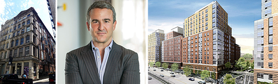 79 Walker Street in Tribeca, Joshua Caspi and rendering of Compass Residences in the Bronx