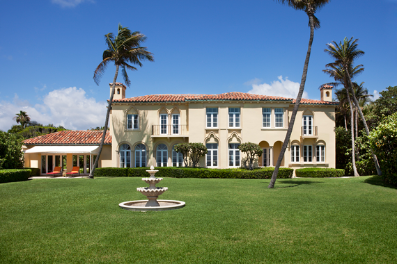 The John Kluge estate sold the Palm Beach mansion at 89 Middle Road for $39 million, with the proceeds beneﬁ tting Columbia University’s scholarship fund. It was the third priciest deal of the year.