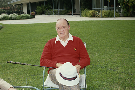 Bob Hope at the property in Toluca Lake (Getty Images)