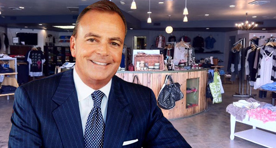 Rick Caruso and inside the P2 store (Credit: Twitter, Yelp)