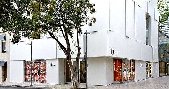 The Christian Dior store in Miami's Design District