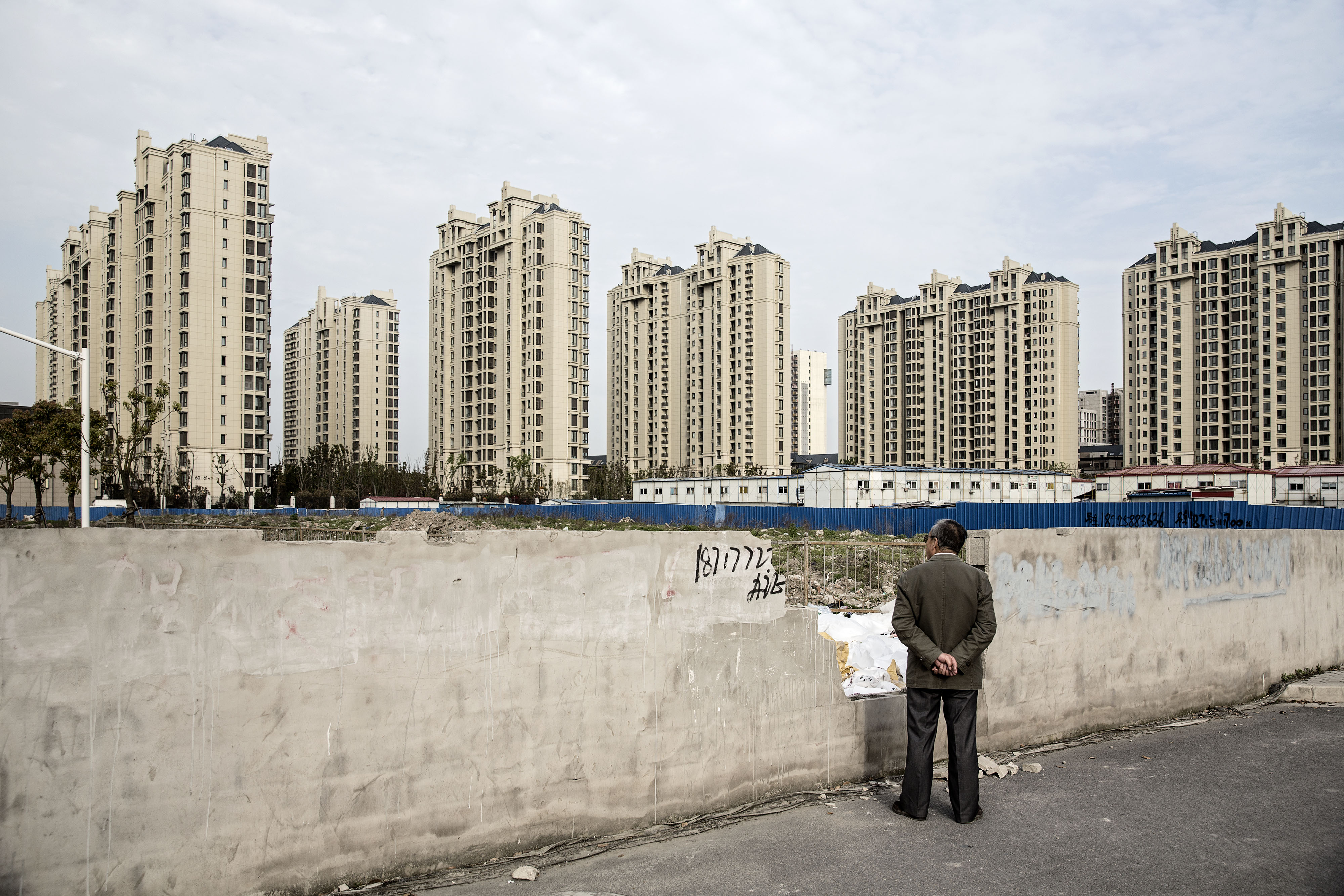 Buildings in the Jiading district of Shanghai (credit: Getty images)